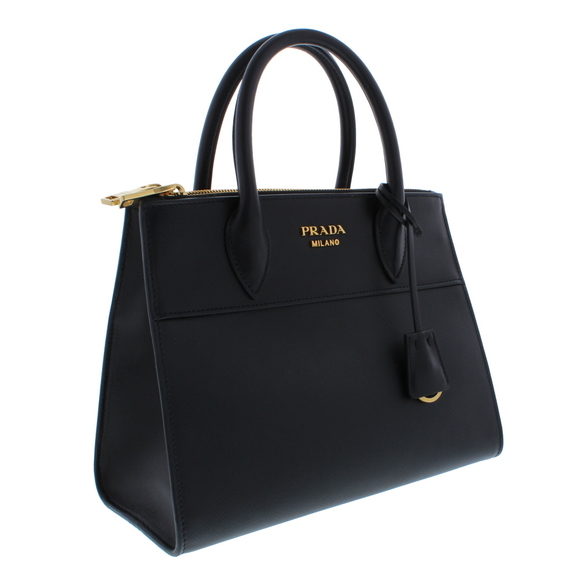 Prada Paradigm Saffiano 2way Black Handbag - Picture 8 of 8